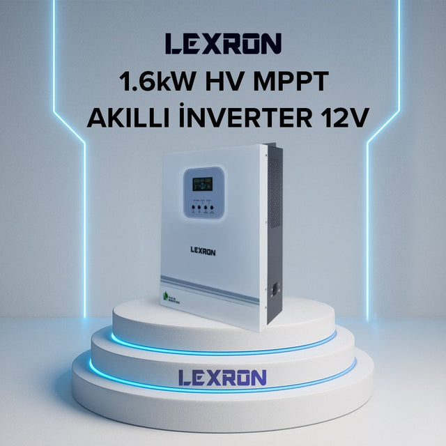 Lexron 1.6kW HV MPPT 12V Akıllı İnverter