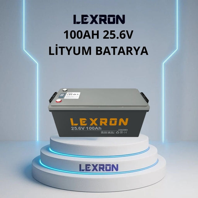 100Ah 25.6V LiFePO4 Lityum Batarya