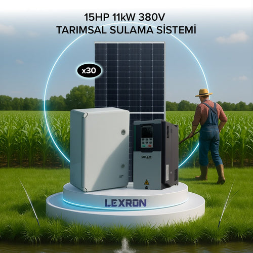 15HP 11kW Solar Tarımsal Sulama Sistemi