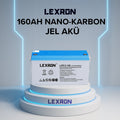 Lexron 160Ah 12V Nano-Karbon Jel Akü