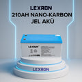 Lexron 210Ah 12V Nano-Karbon Jel Akü