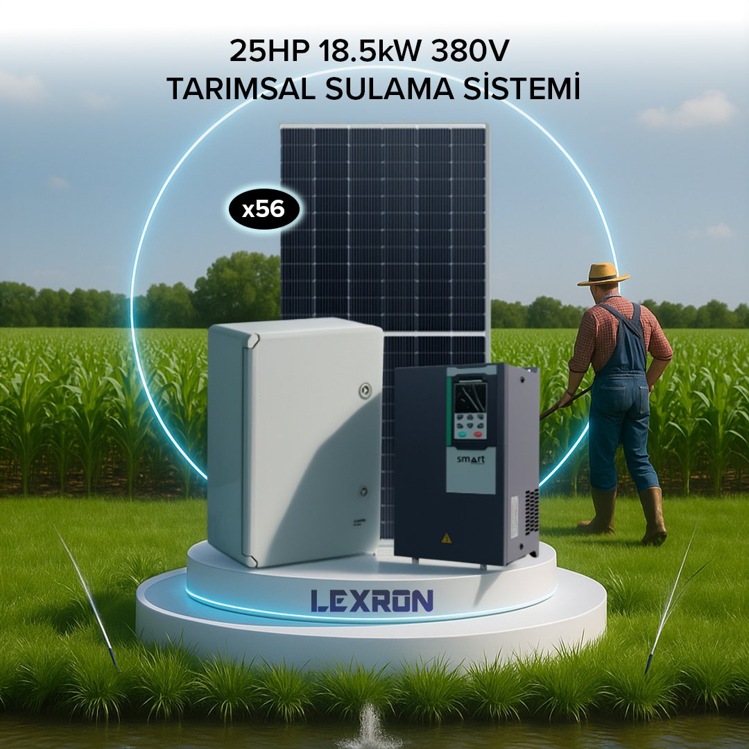 25HP 18.5kW Solar Tarımsal Sulama Sistemi