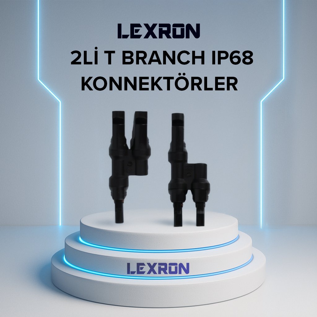 2'li T-Branch MC4 Konnektör