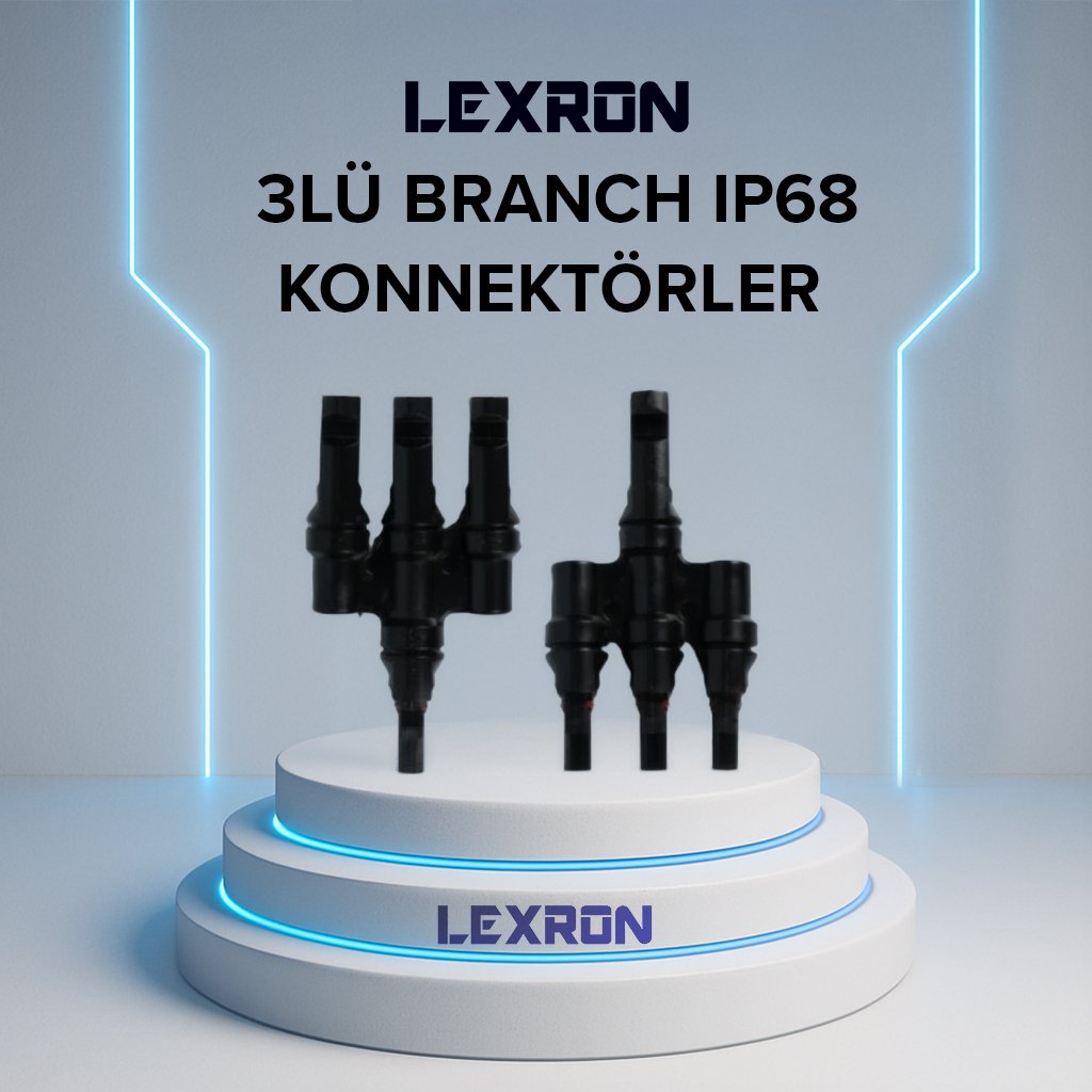 3'lü Branch MC4 Konnektör