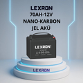Lexron 70Ah 12V Nano-Karbon Jel Akü