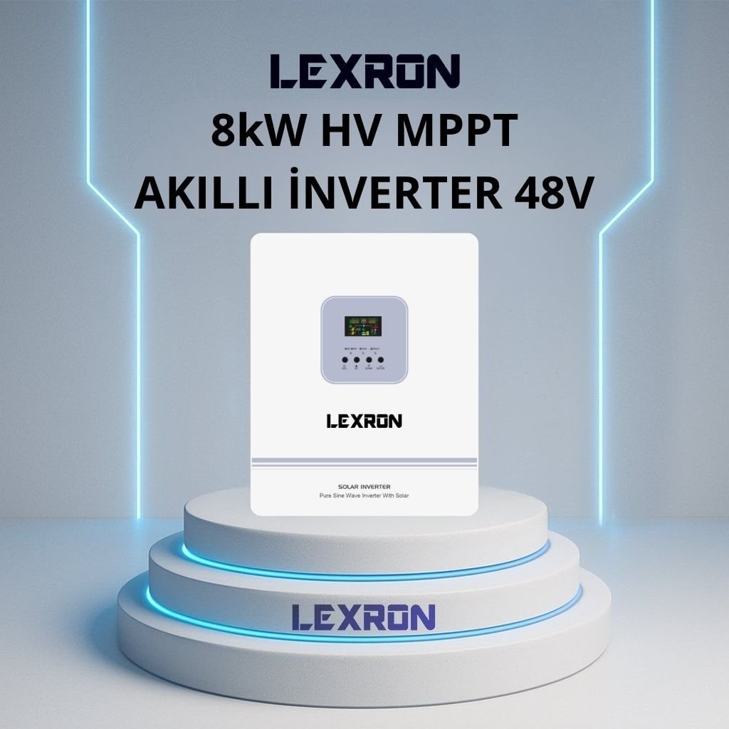Lexron 8kW HV MPPT Akıllı İnverter 48V