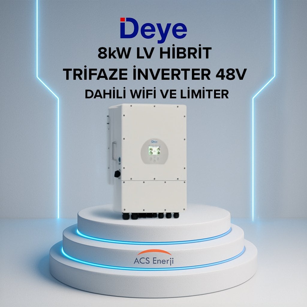 Deye SUN-8K-SG04LP3 8kW Hibrit Trifaze LV İnverter