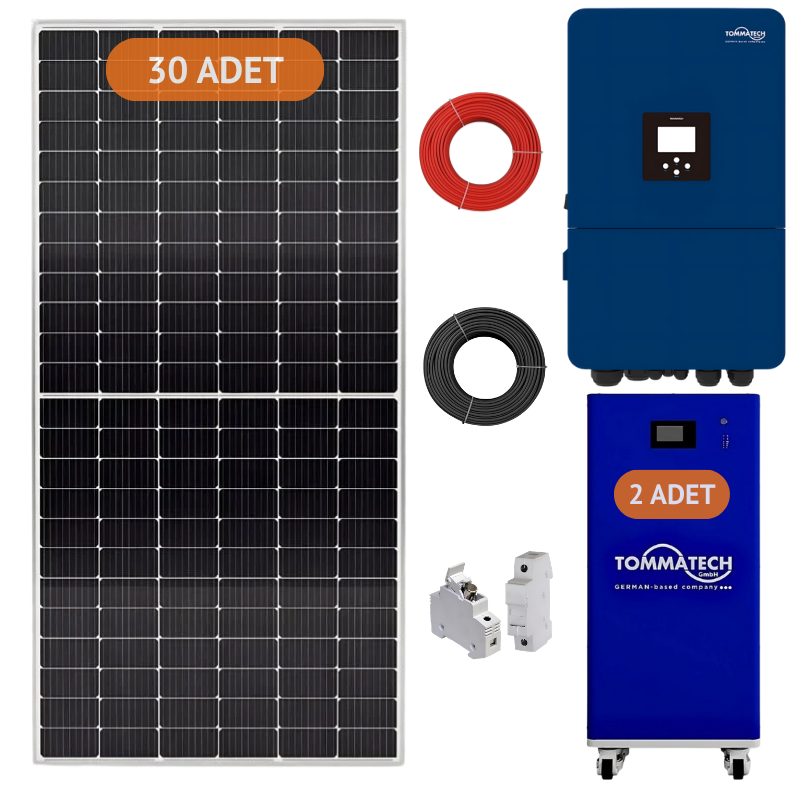 Tommatech 20KW Trifaze Hibrit Lityum Paket