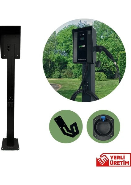 ChargeMobile Elektrikli Araç Şarj Istasyonu Pedestali, Şarj Istasyonu Standı - Öder Enerji