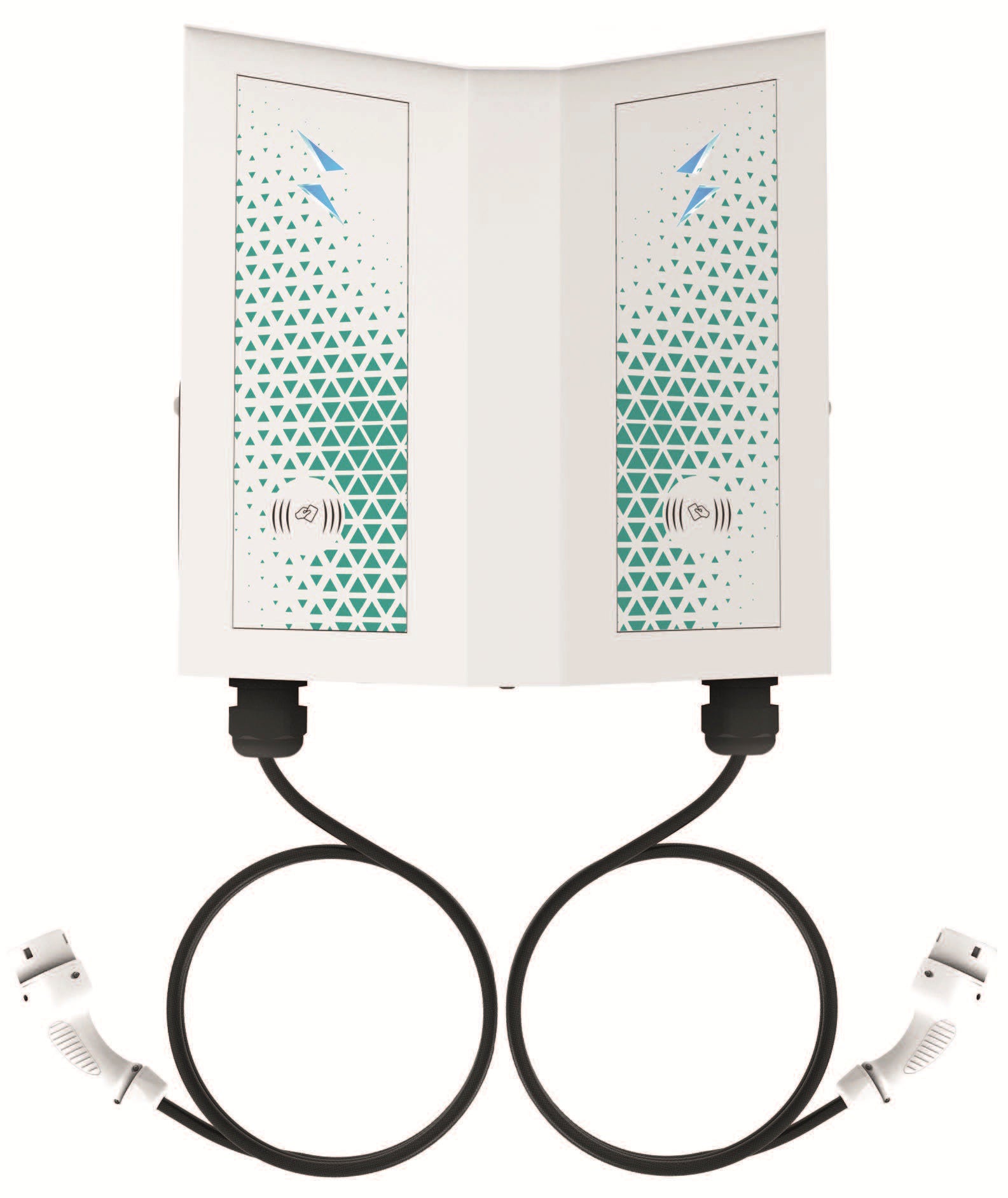 ChargeMobile Dual Pro AC Charger 22kW + 22kW Type2 Kablolu - Öder Enerji
